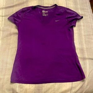Purple dry fit Nike t shirt
